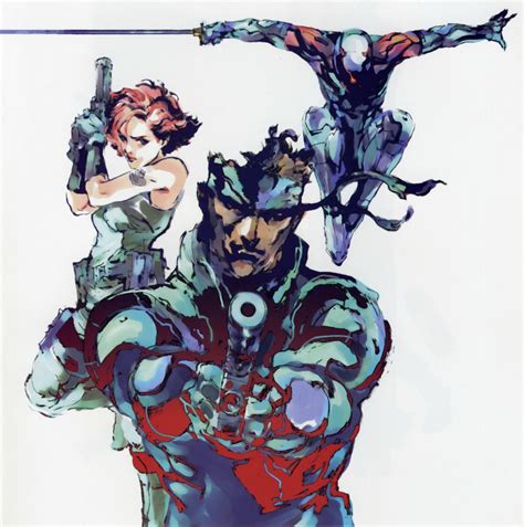 metal gear solid 1 different box art|yoji shinkawa metal gear art.